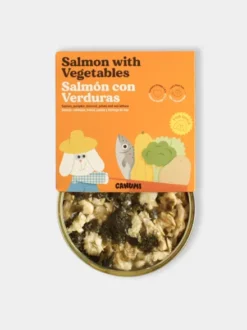 Alimentation complémentaire humide pour chien - Saumon et légumes - Canumi