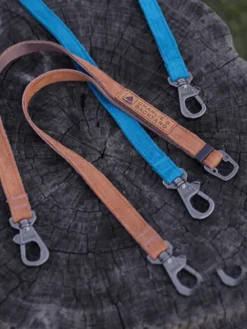 Attache double pour laisse Charlie's Bacyard - Marron