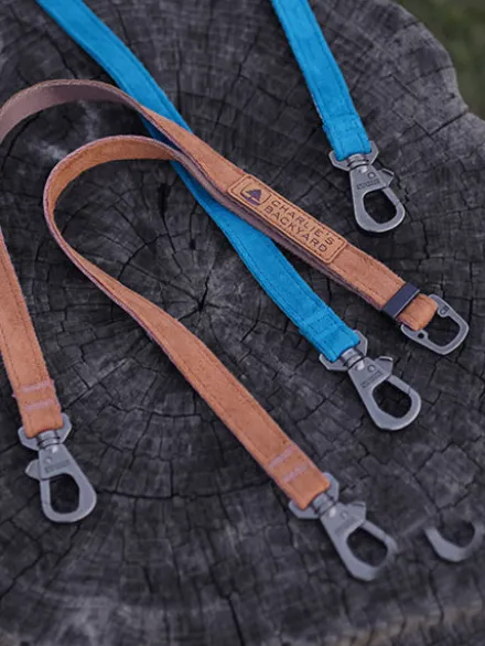 Attache double pour laisse Charlie's Bacyard - Marron