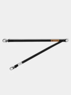 Attache double pour laisse Charlie's Bacyard - Noir
