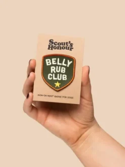 Badge thermocollant Belly Rub Club - Scout's Honour