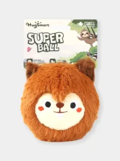 Balle en peluche pour chien - Ecureuil 🐿️ - HugSmart