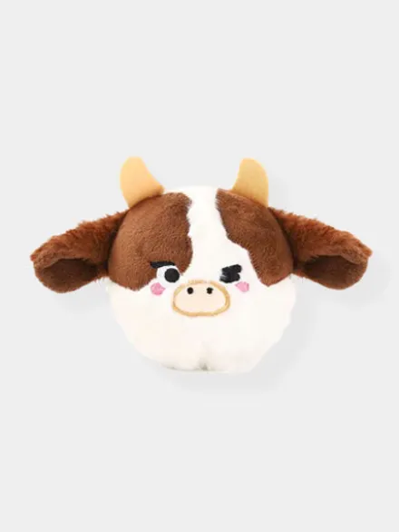 Balle en peluche pour chien - Farmz Friends Vache 🐮 - HugSmart