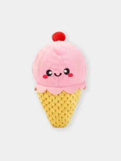 Balle en peluche pour chien - Glace en cône 🍧 - HugSmart