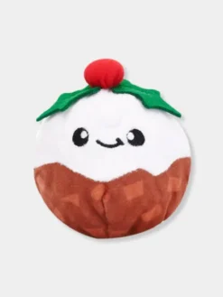 Balle en peluche pour chien - Pudding de noël - HugSmart