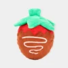 Balle en peluche pour chien - Woof Love Fraise chocolat 🍓🍫 - HugSmart