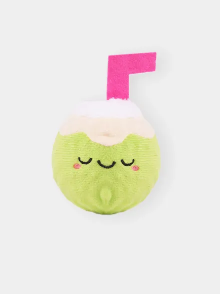 Balle peluche pour chien - Beach Daze Noix de Coco đ„„ - HugSmart