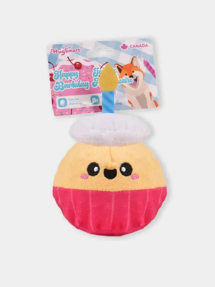 Balle peluche pour chien - Birthday cupcake 🧁 - HugSmart