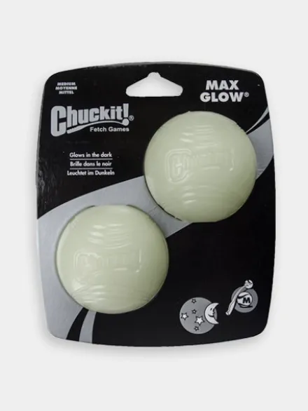 2 balles pour chien - Max Glow - Chuck It! - Taille M