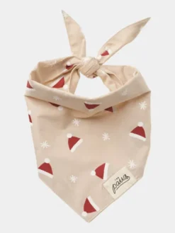 Bandana de Noël pour chien - Motif Chapeau de Noel - The Paws
