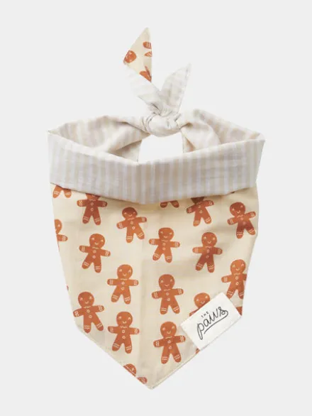 Bandana de Noël pour chien - Motif Little Ginger - The Paws