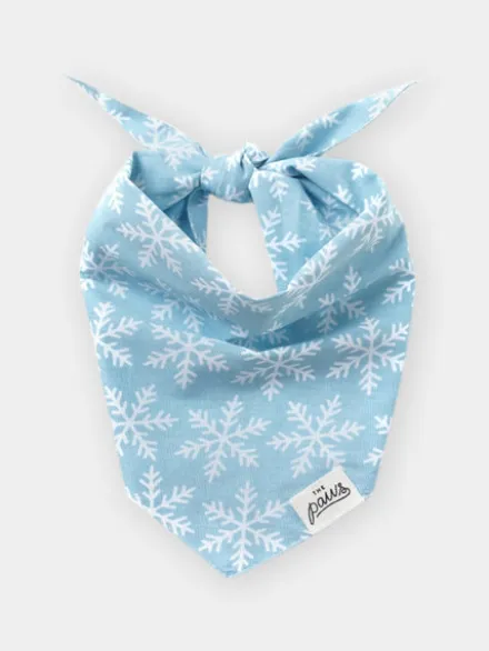 Bandana d'Hiver pour chien - Flocon ❄️ - The Paws