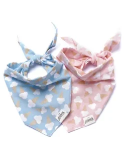 Bandana pour chien - Glace Rose - The Paws