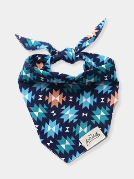 Bandana pour chien - Motif Blue Ridge - The Paws