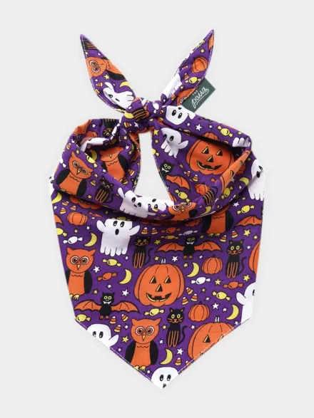 Bandana pour chien - Motif Boo crew 👻 - The Paws