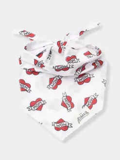 Bandana pour chien - Motif Love Mom ♥️ - The Paws