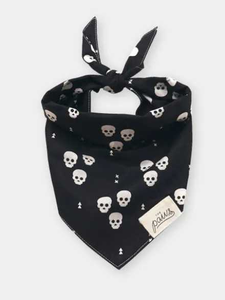 Bandana pour chien - Motif Tête de Mort - The Paws
