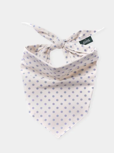 Bandana pour chien - Polka Dot Bleu - The Paws