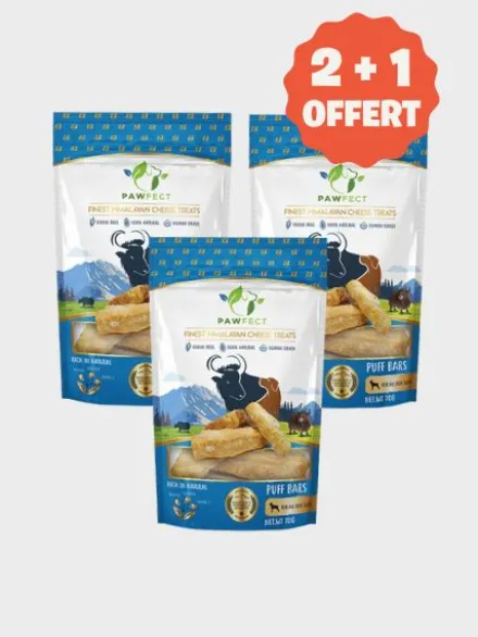 Barres de Fromage de Yak soufflé pour chien - Pawfect