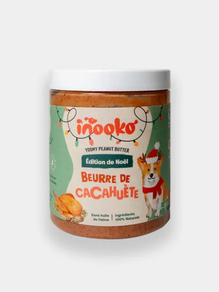 Beurre de cacahuète pour chien - Édition de Noël 🦃🎅 - inooko