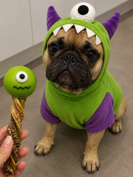Biscuits d'halloween pour chien - Monster Pop 👽 - Cooka's Cookies