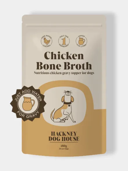 Bouillon d'os de Poulet 🐓 pour chien - Hackney Dog House