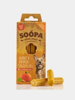 Bâtonnets à mâcher pour chien - Carotte et Citrouille