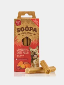 Bâtonnets à mâcher pour chien - Cranberry et Patate douce