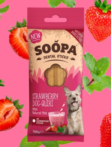 Bâtonnets à mâcher pour chien - Dog Quiri 🍓 - Soopa