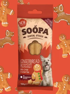 Bâtonnets à mâcher pour chien - Gingerbread Biscuit 🍪 - Soopa