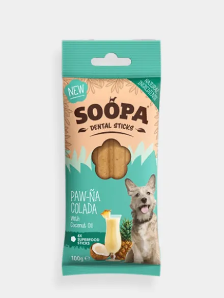 Bâtonnets à mâcher pour chien - Paw-Na Colada 🥥🍍 - Soopa