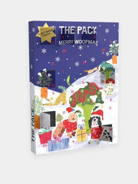 Calendrier de l’Avent pour chien - The Pack - Friandises véganes 🎅🌱
