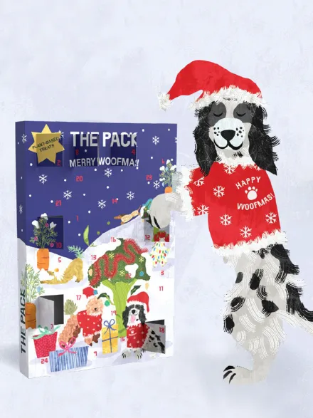 Calendrier de l’Avent pour chien - The Pack - Friandises véganes 🎅🌱