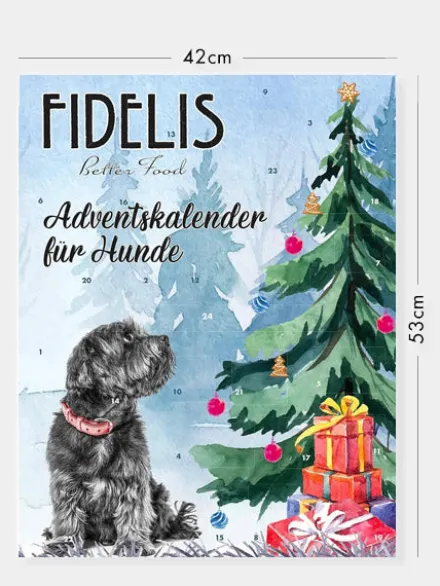Calendrier de l'avent XL pour chien - 55 friandises - Fidelis