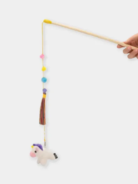 Canne à pêche pour chat - Licorne - Zippy Claws