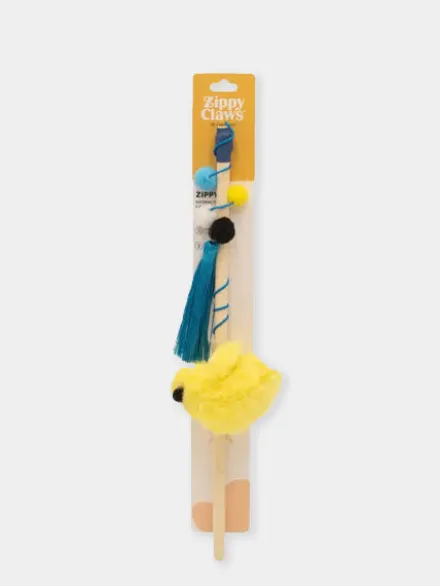 Canne à pêche pour chat - Oiseau - Zippy Claws