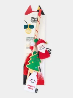 Canne à pêche pour chat - Santa Cookie 🎅🍪 - Zippy Claws