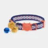 Collier chat inspiration Islandaise - Bleu profond - Ferribiella