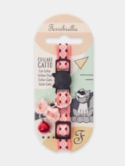 Collier chat inspiration Islandaise - Rose clair - Ferribiella