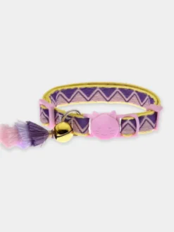Collier chat style bohème - Rose clair - Ferribiella