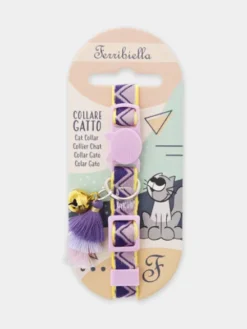 Collier chat style bohème - Rose clair - Ferribiella