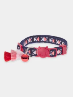 Collier chat style bohème - Rose profond - Ferribiella