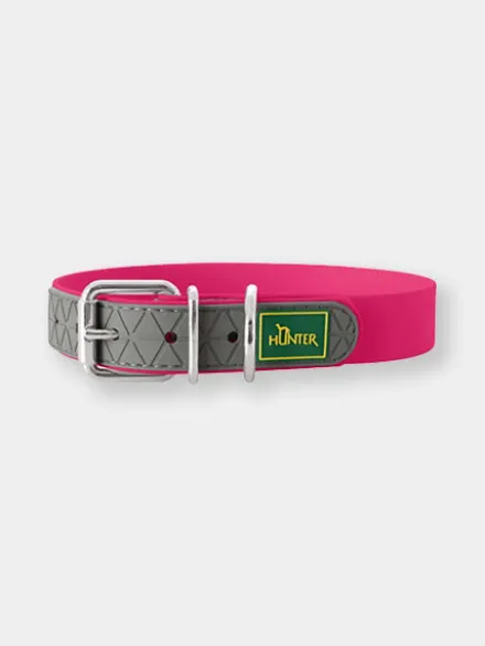 Collier imperméable et résistant pour chien - Framboise - Hunter