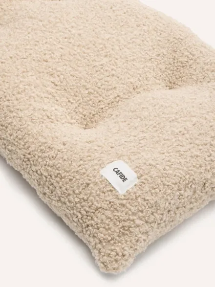 Coussin pour chien Bela - Bouclette beige - Cafide