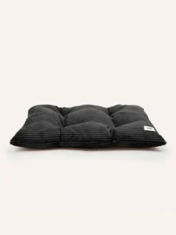 Coussin pour chien Bela - Velours côtelé noir - Cafide