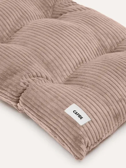 Coussin pour chien Bela - Velours côtelé mocca - Cafide