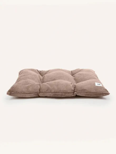 Coussin pour chien Bela - Velours côtelé mocca - Cafide
