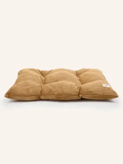 Coussin pour chien Bela - Velours côtelé moutarde - Cafide