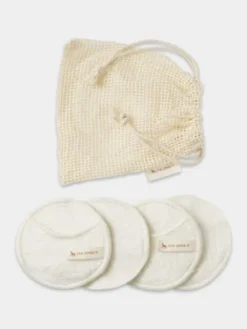 Disques en coton réutilisable pour soins des yeux et des oreilles