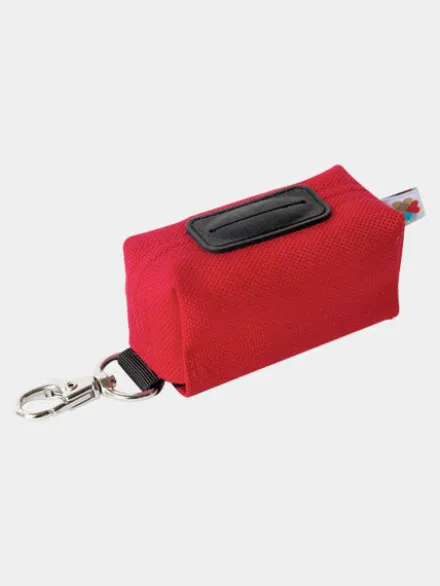Distributeur de sacs à crottes pour chien - Rouge - Wildebeest